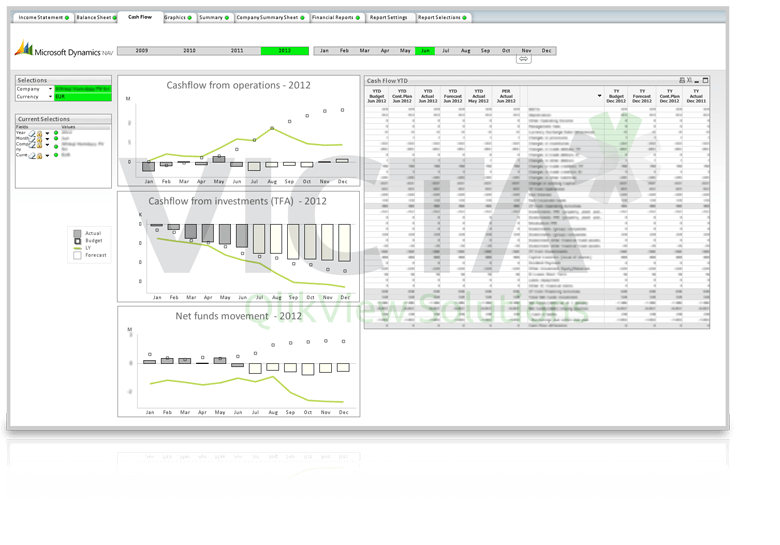 Navision Dashboard - Finance by Victa