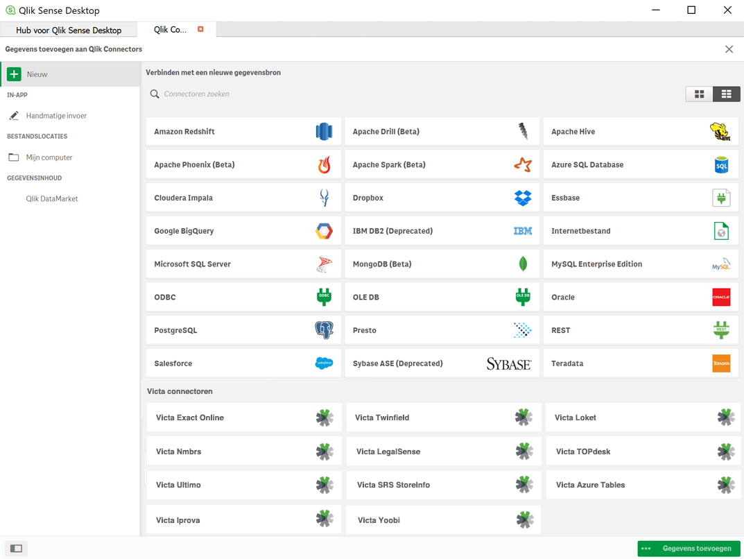 Qlik Anschlüsse