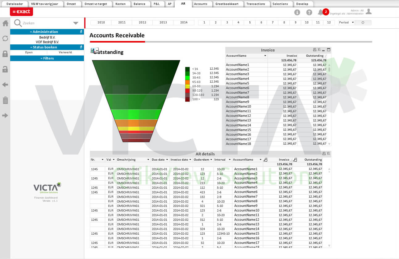 Victa - ExacteOnline Screenshot 04